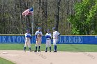 Baseball vs MIT  Wheaton College Baseball vs MIT in the  NEWMAC Championship game. - (Photo by Keith Nordstrom) : Wheaton, baseball, NEWMAC